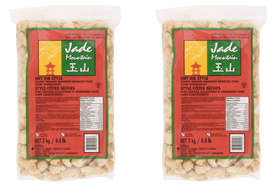 Jade Mountain Classic Boneless Dry Pork Ribs 4kg [$16.24/kg] [$7.37/lb]