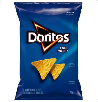 Doritos Cool Ranch Tortilla Chips 8x235g [$4.37/ea]
