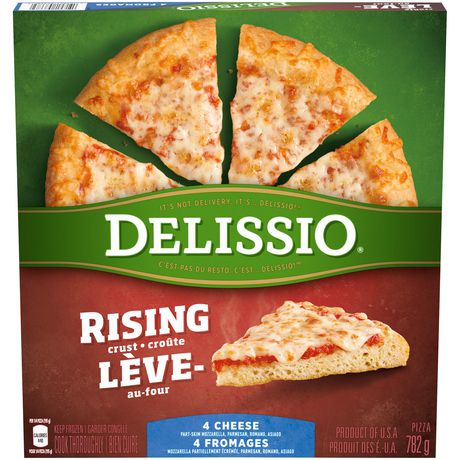 Delissio Rising Crust 4 Cheese 12"" Pizzas 12x782g [$8.86/ea]