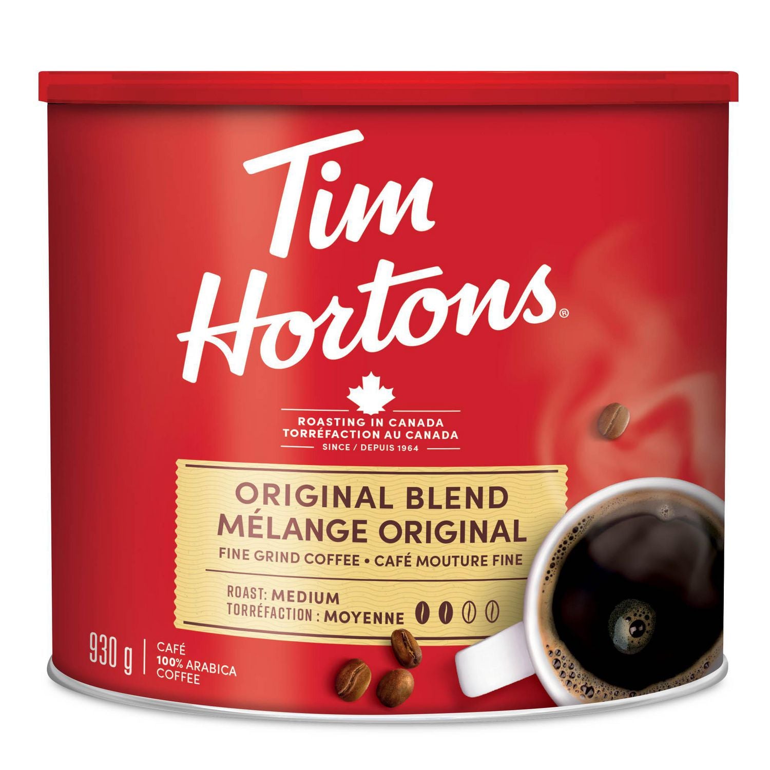 Tim Horton's Original Blend Coffee 930g [$24.99/ea]