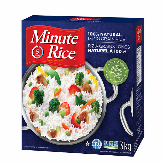 Minute Rice 3kg [$9.99/ea]