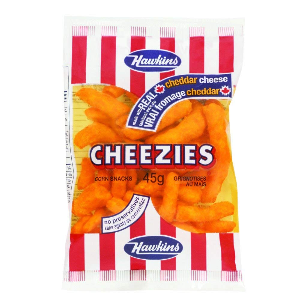 Hawkins Cheezies 36x45g [$1.08/ea]