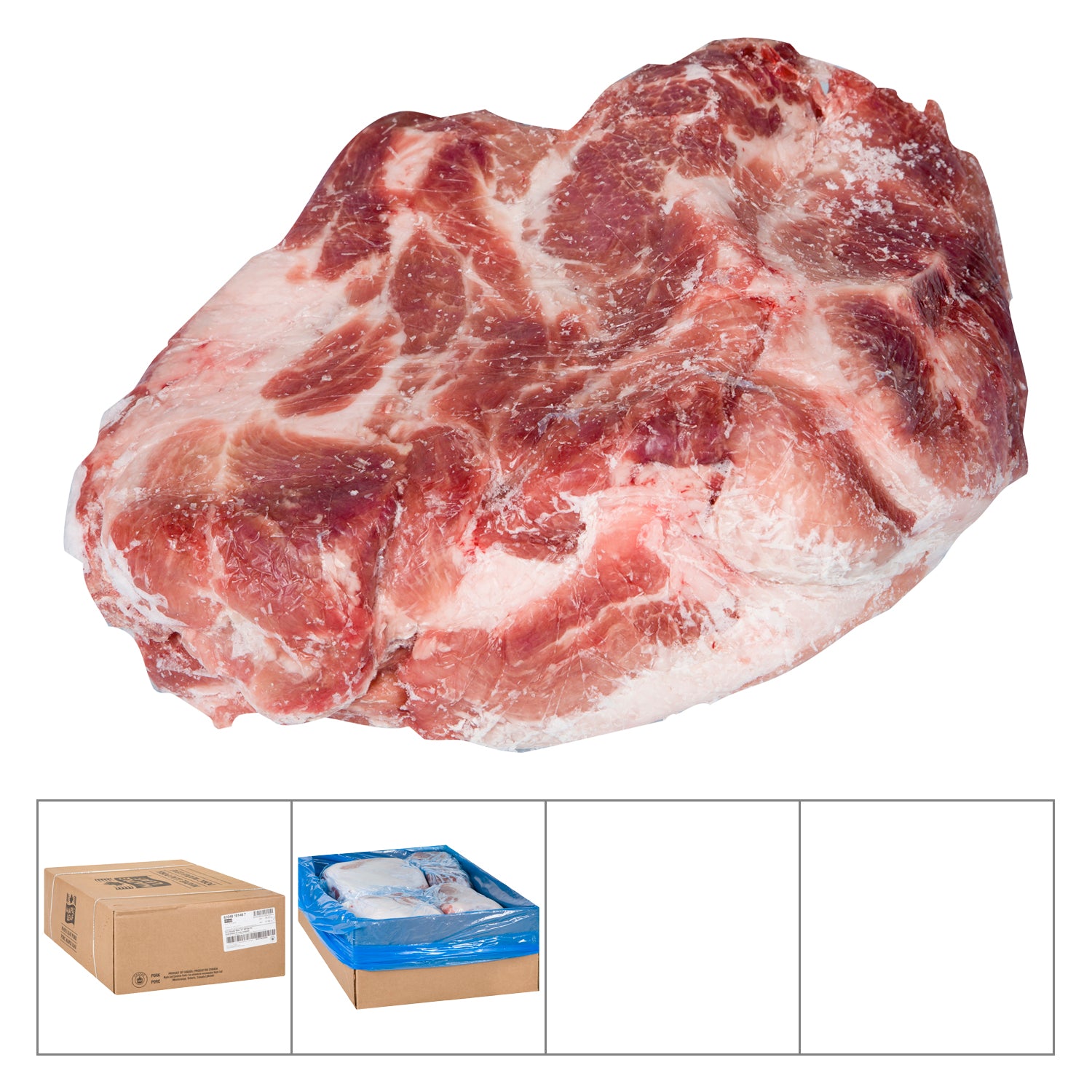 Burns Whole Bone In Pork Butt Shoulders Approx. 20kg [$3.12/kg] [$1.42/lb]