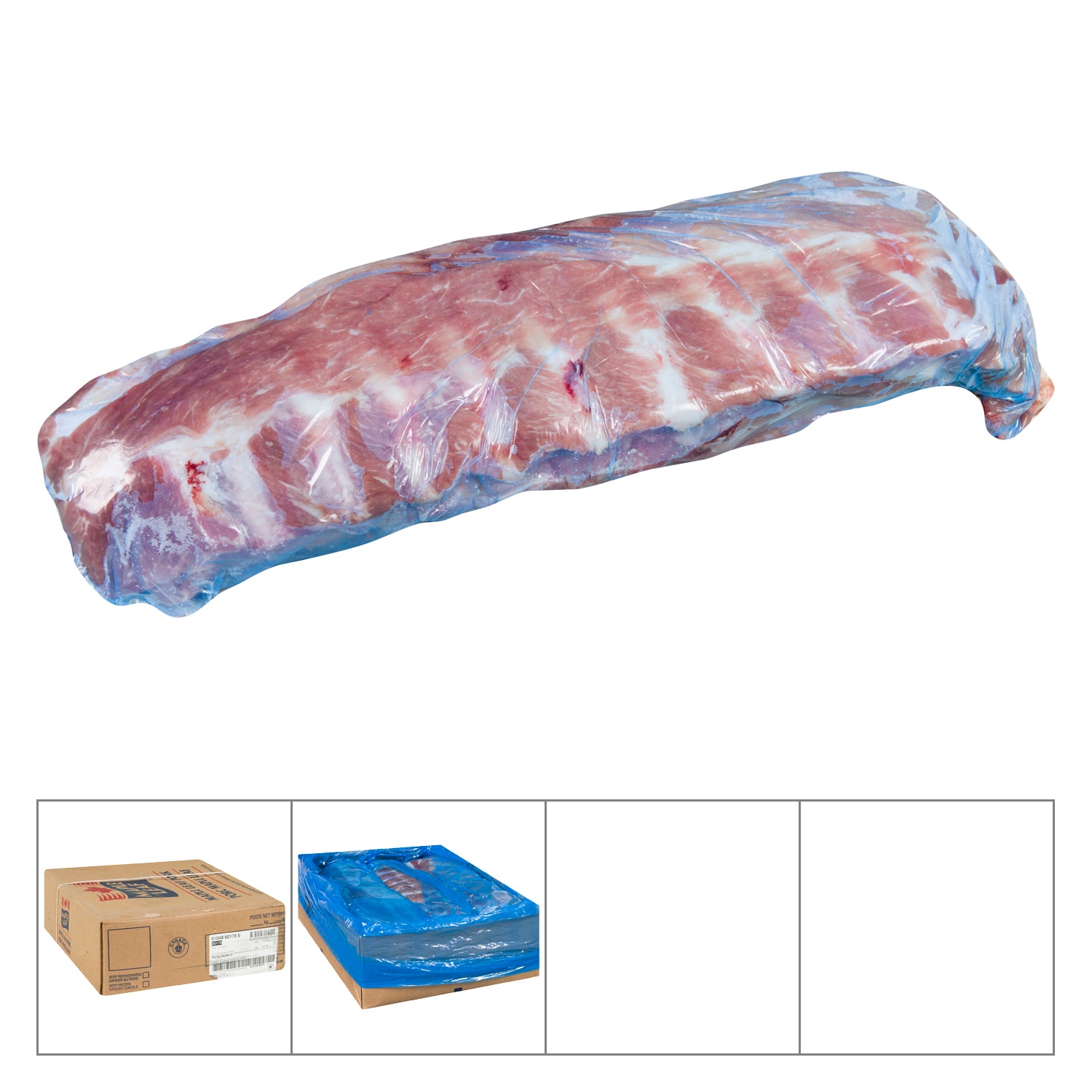 Maple Leaf Pork Back Ribs Approx. 10kg [$9.18/kg] [$4.16/lb]