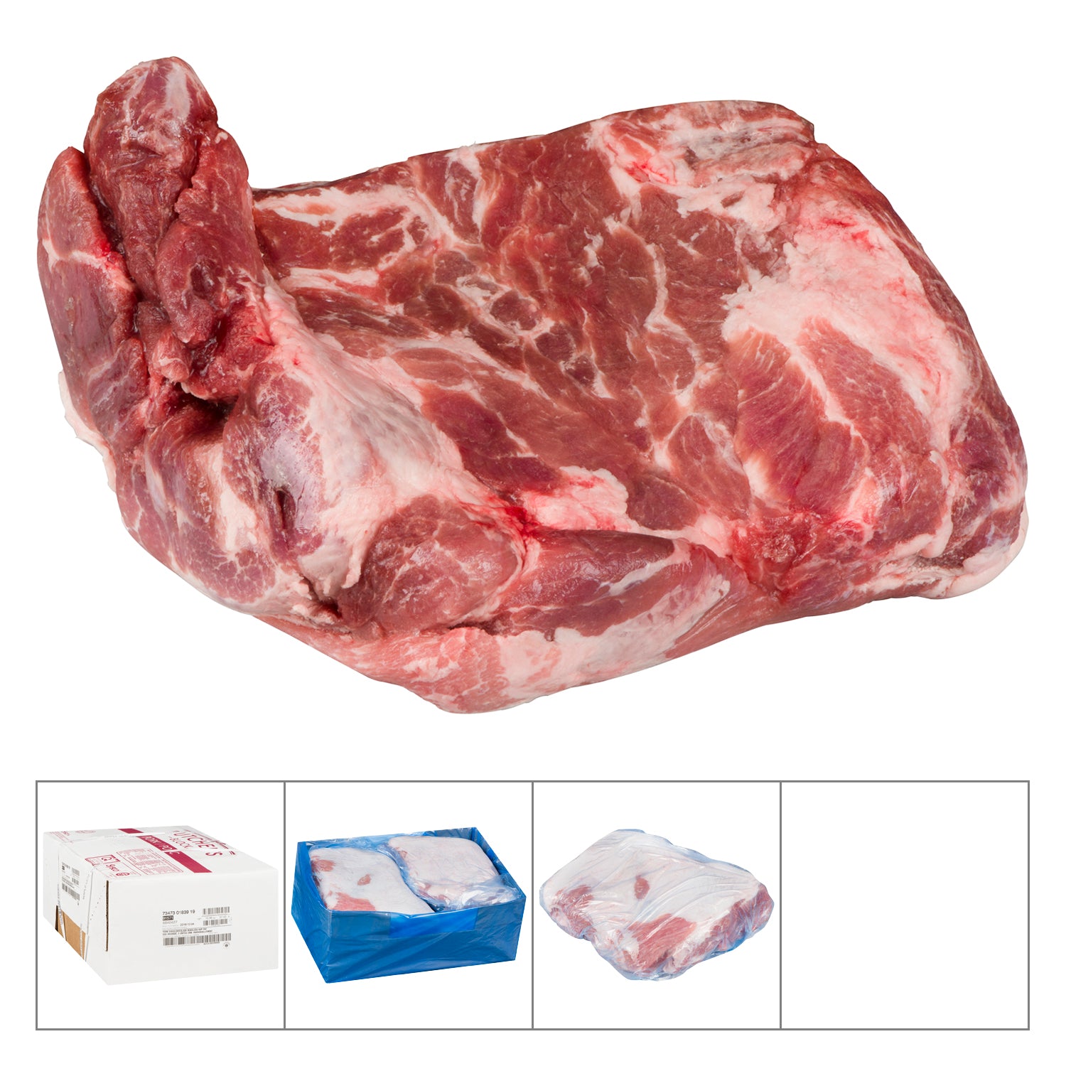 Butchers Block Boneless Pork Butt Shoulders Approx. 4x4kg [$5.88/kg] [$2.67/lb]